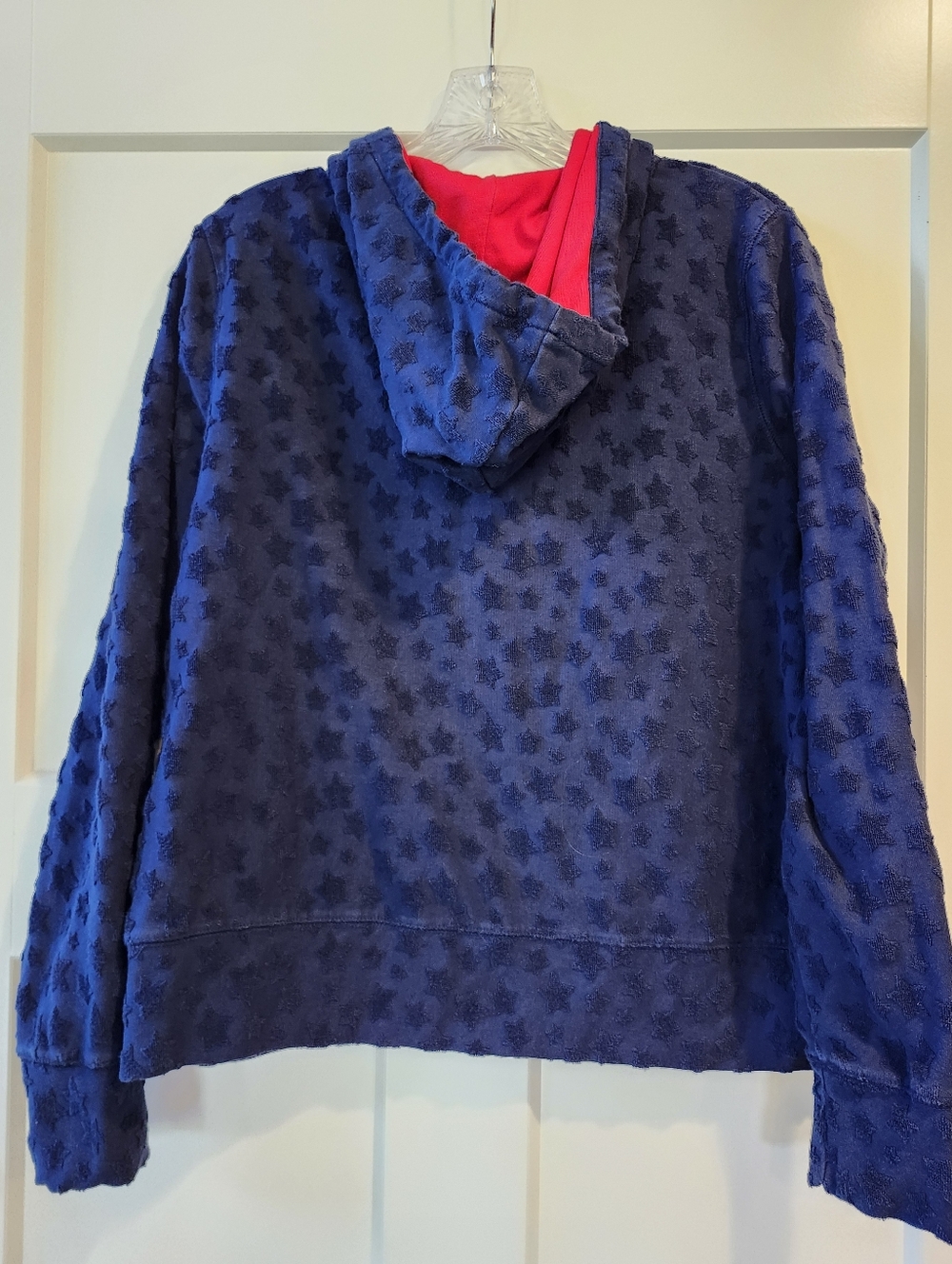 Vineyard Vines Navy Blue Textured Zip Hoodie - Picture 3 of 4